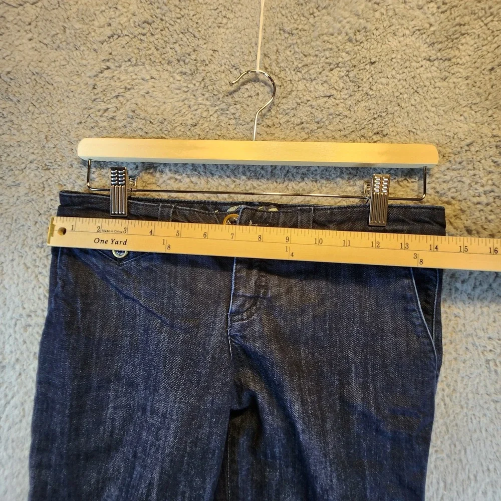 Juicy Couture Jeans Womens 26 (Fits 29 X 27) Dark Wash Low Rise Denim Cotton Y2K